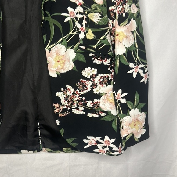 CYNTHIA ROWLEY MULTICOLOR FLORAL BLAZER (XS) - Picture 3 of 9